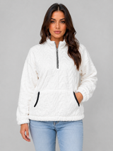 Women's Plush Half Zip Pullover