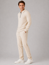 Men's Quarter-Zip Polo & Trouser Set