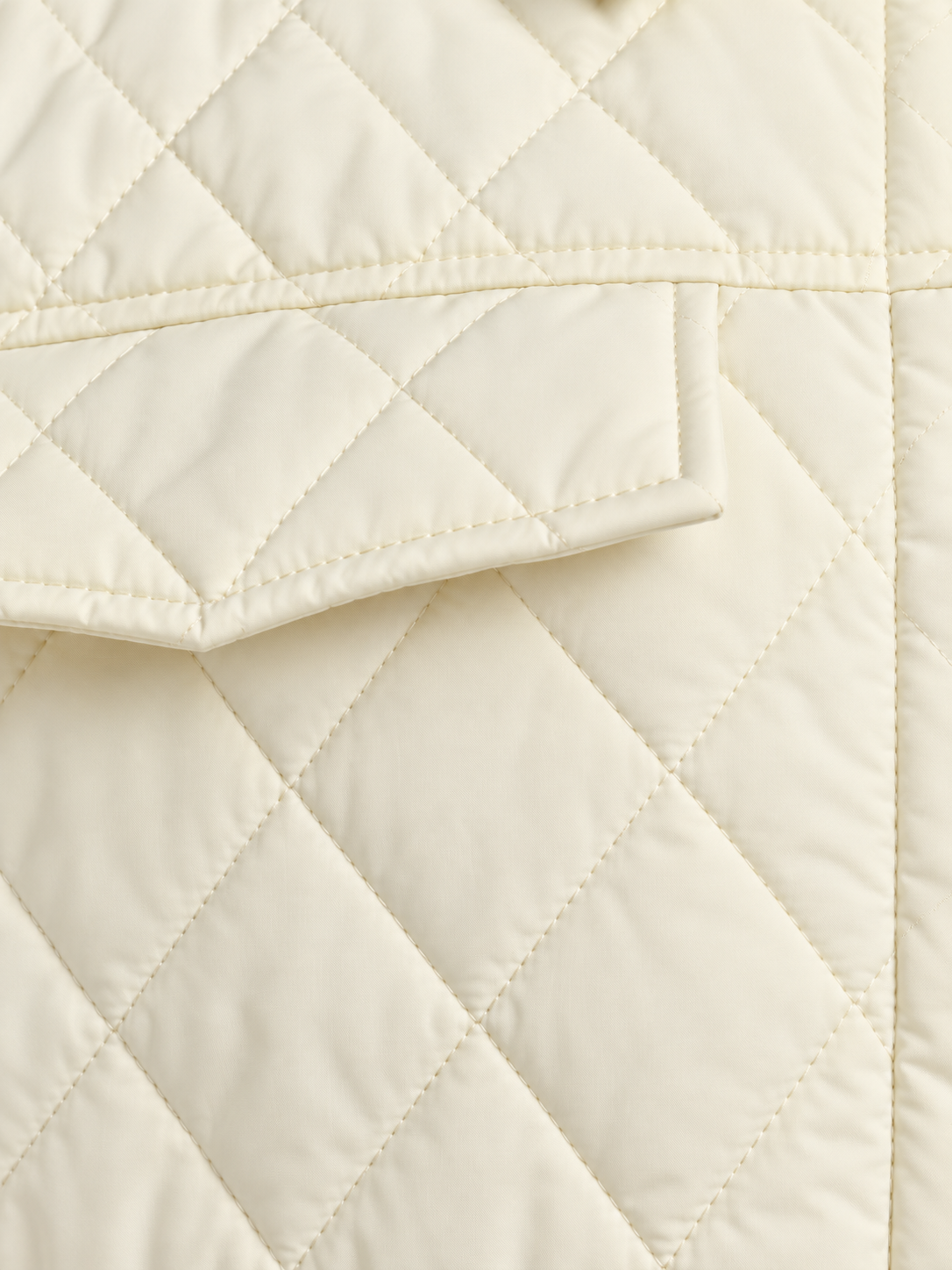 Women's Cropped Quilted Jacket | Collared, Snap Front
