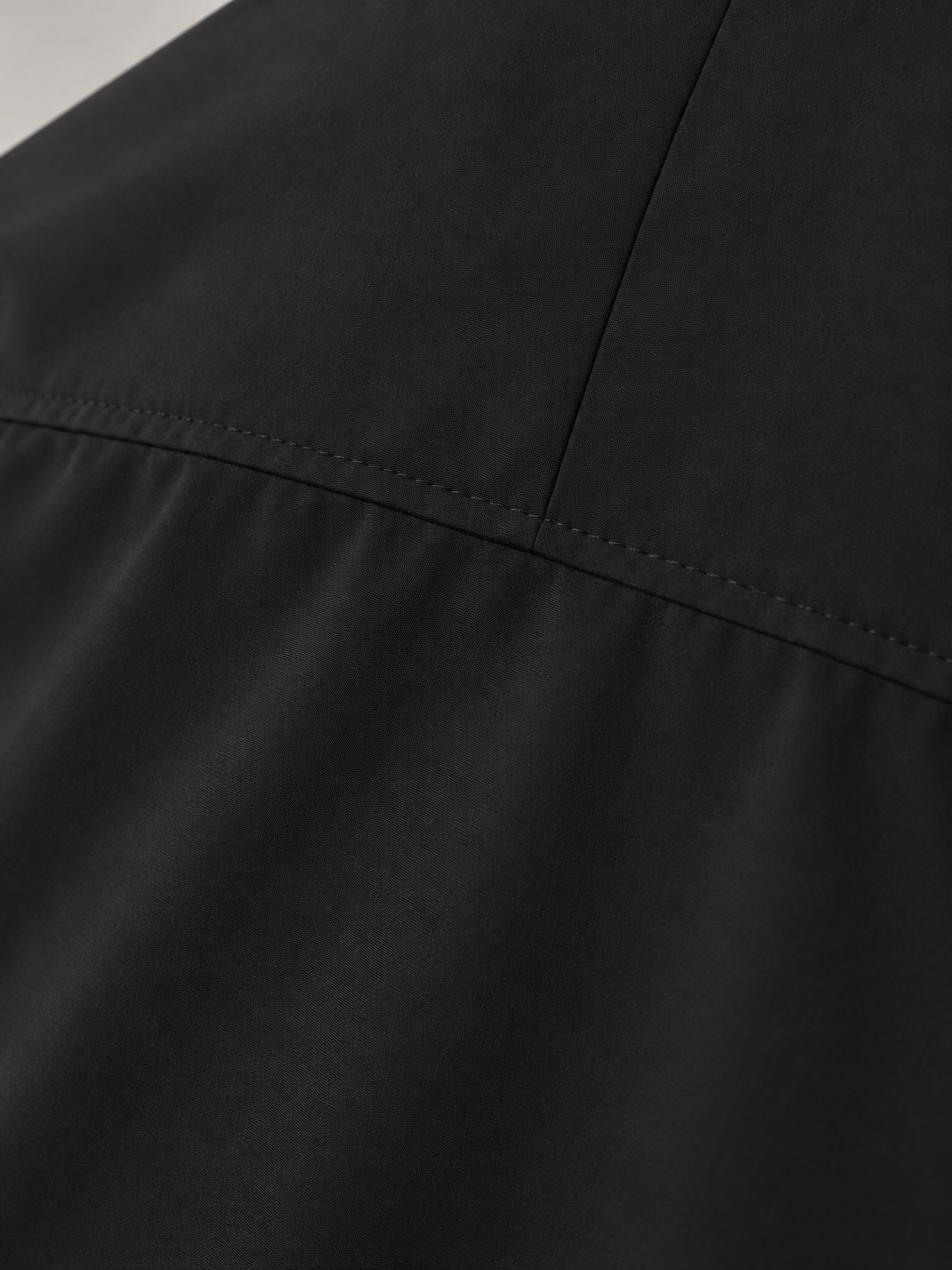 Women's Funnel Neck Shell Jacket | Cropped, Concealed Zip