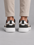 Men's Colour Block Low-Top Trainers | Lace-Up, Chunky Sole