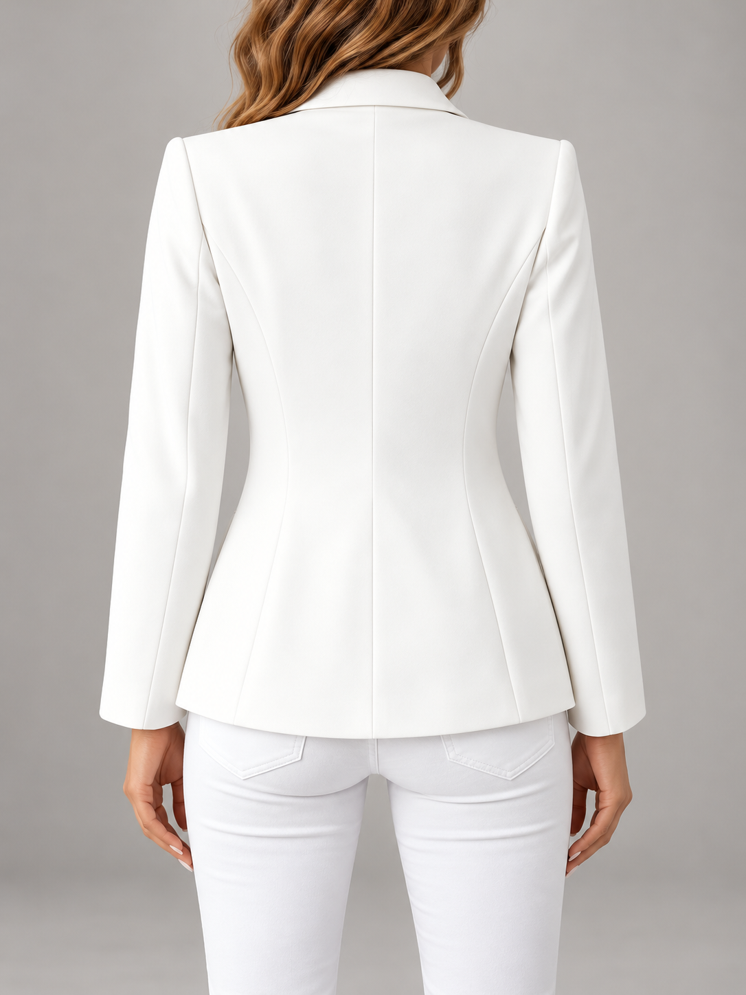 Women's Single Button Blazer | Peak Lapel, Tailored Fit
