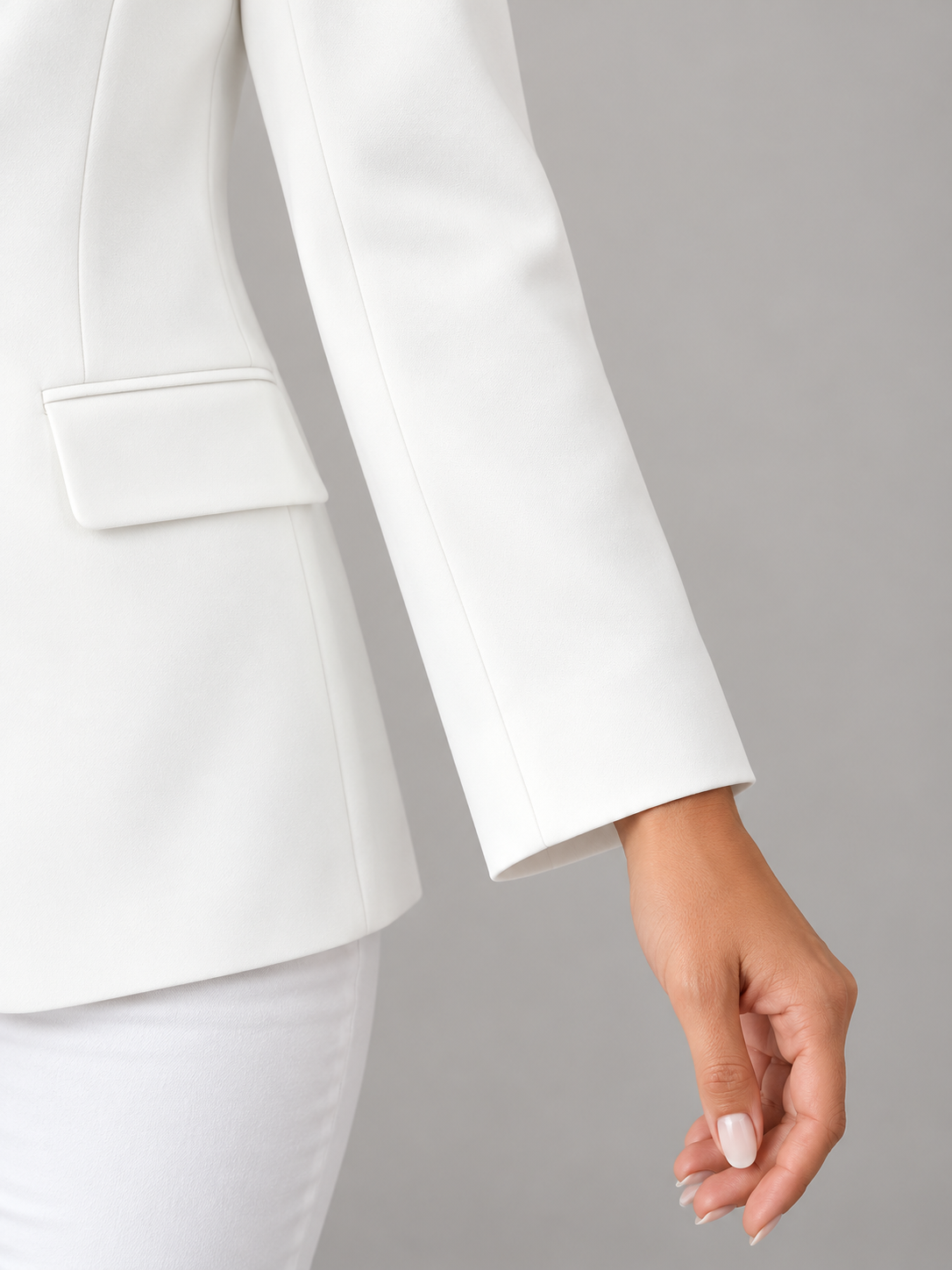 Women's Single Button Blazer | Peak Lapel, Tailored Fit