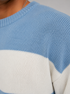 Men's Block Stripe Crewneck Sweater