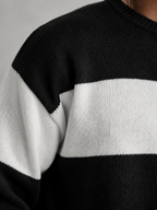Men's Block Stripe Crewneck Sweater