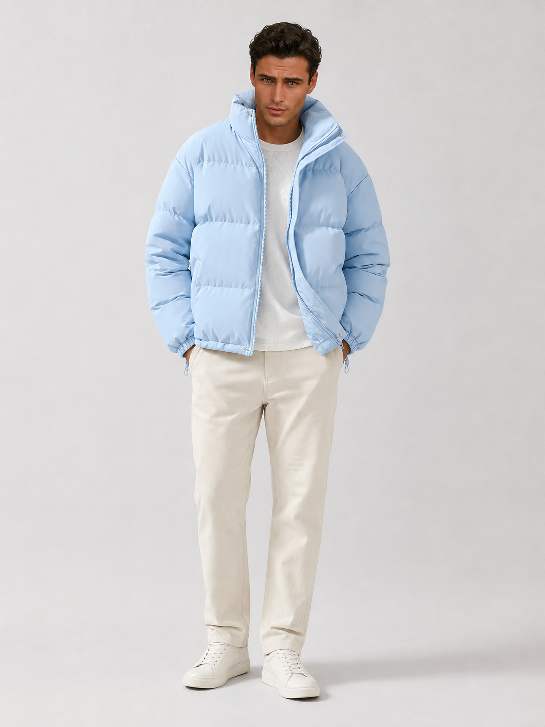 Women's Stand Collar Puffer Jacket