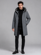 Men's Fleece-Lined Hooded Parka