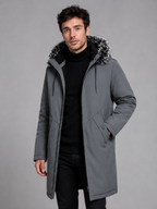 Men's Fleece-Lined Hooded Parka
