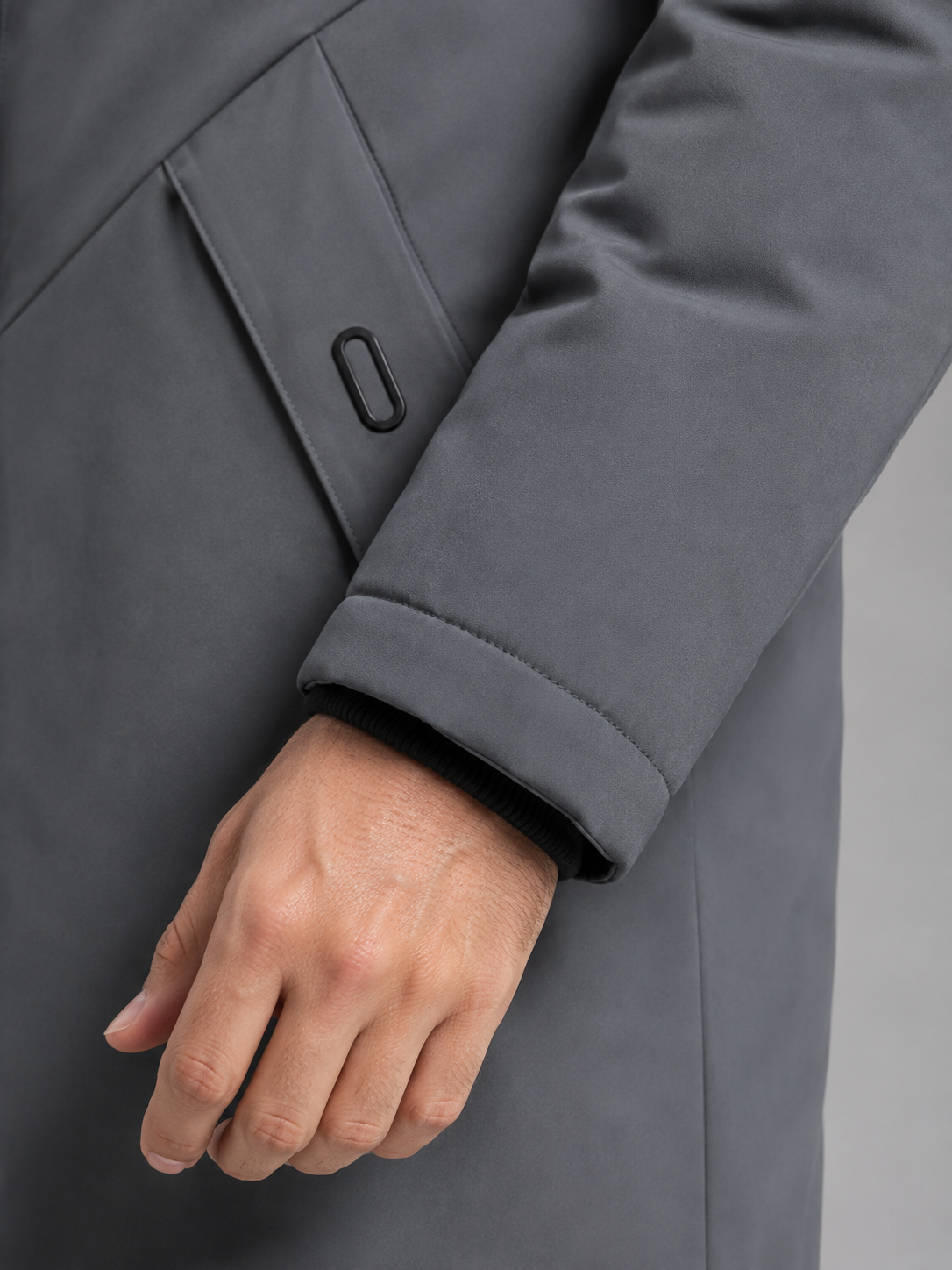 Men's Fleece-Lined Hooded Parka