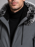 Men's Fleece-Lined Hooded Parka