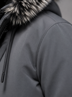 Men's Fleece-Lined Hooded Parka