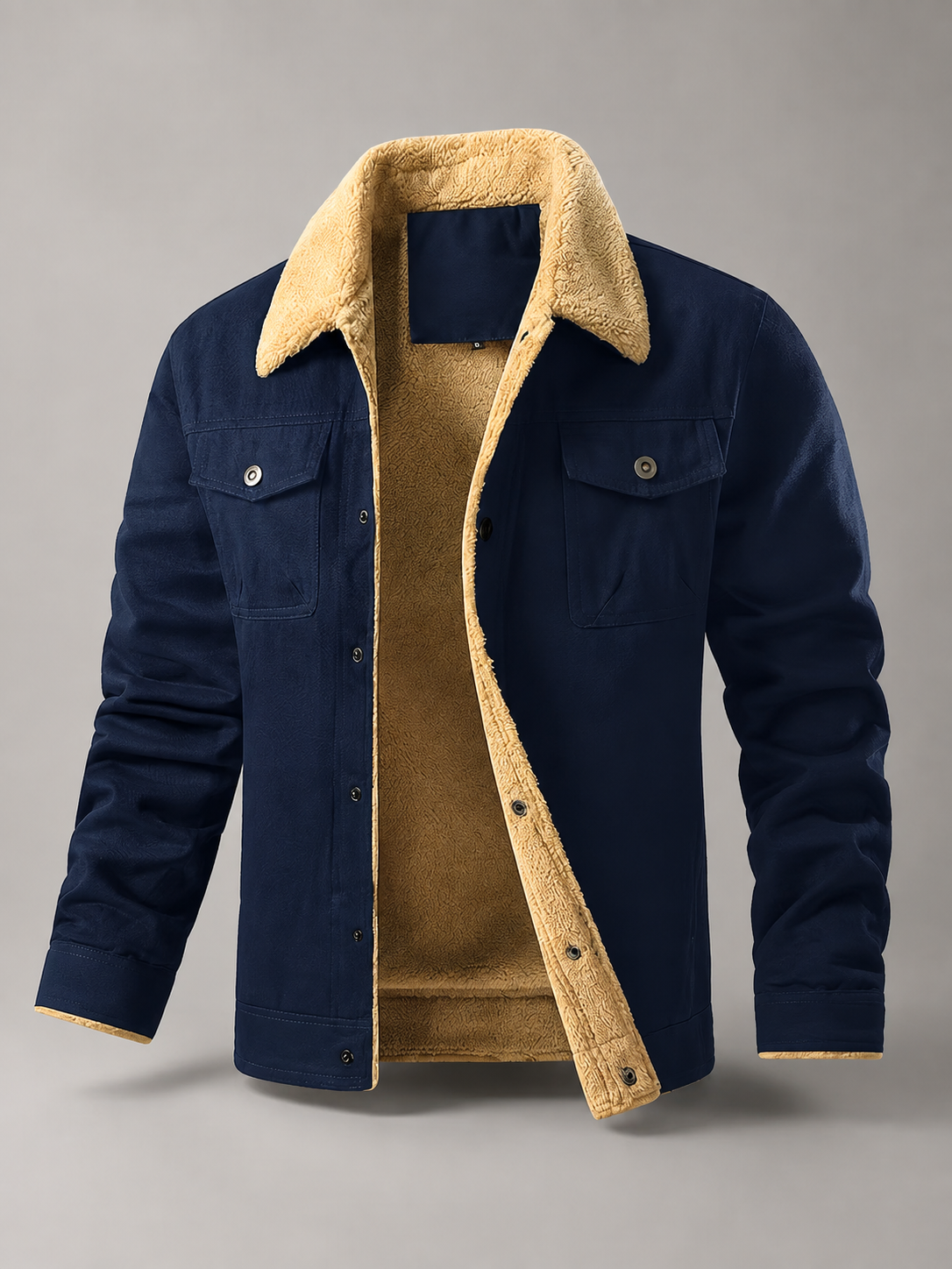 Men's Sherpa-Lined Trucker Jacket
