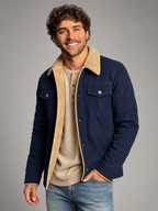Men's Sherpa-Lined Trucker Jacket