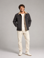 Men's Sherpa-Lined Trucker Jacket