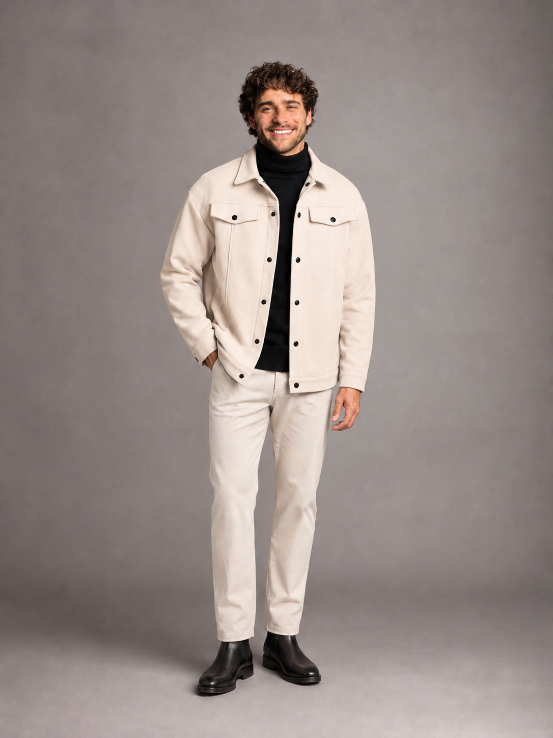 Men's Structured Trucker Jacket