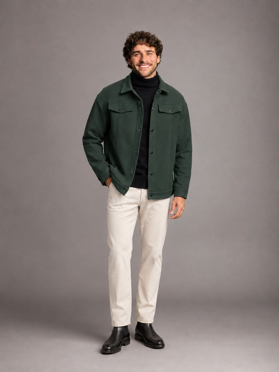 Men's Structured Trucker Jacket