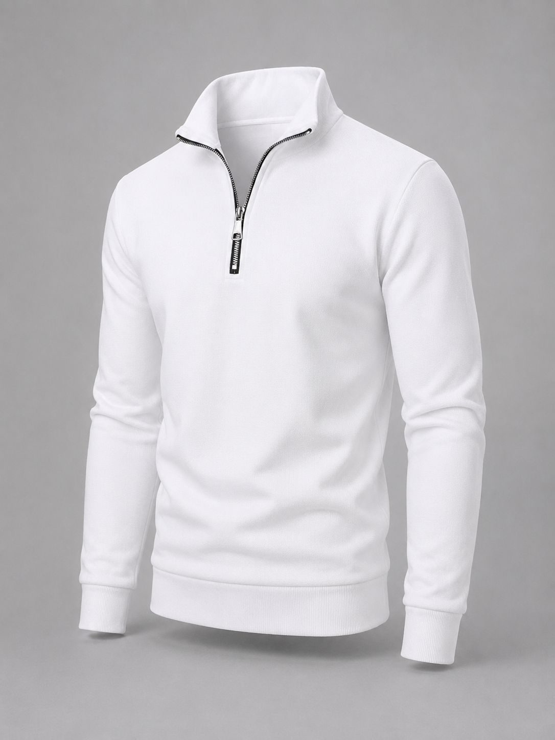 Men's Slim Quarter-Zip Sweatshirt