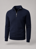 Men's Quarter-Zip Stand Collar Pullover
