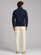 Men's Quarter-Zip Stand Collar Pullover