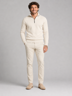 Men's Quarter-Zip Stand Collar Pullover