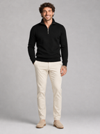 Men's Quarter-Zip Stand Collar Pullover