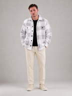 Men's Plaid Teddy Fleece Overshirt