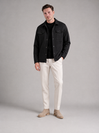 Men's Quilted Waffle Shirt Jacket | Cotton Blend Overshirt