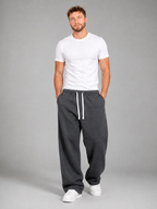 Men's Relaxed Fit Joggers | Drawstring Straight Leg Sweatpants