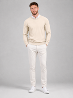 Men's Fine Knit Crew Neck Jumper | Classic Cotton Sweater