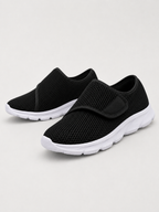 Women's Ultra-Light Mesh Walking Shoes | Adjustable Strap Comfort Trainers