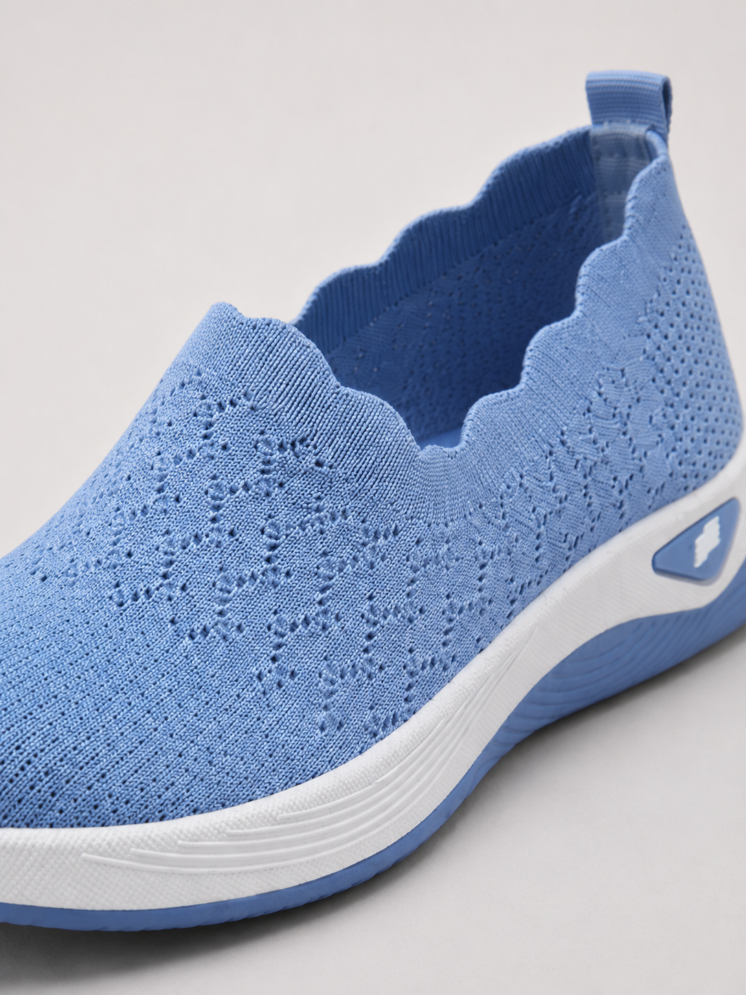 Women's Orthopedic Knit Slip-On Loafers | Non-Slip Wedge Trainers