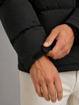 Men's Colour-Block Quilted Puffer Jacket