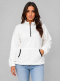 Women's Plush Half Zip Pullover