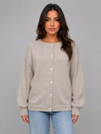 Women's Soft Knit Cardigan - Khaki